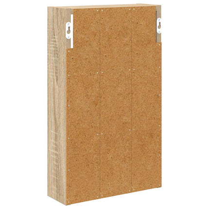 Badrumsväggskåp Sonoma-ek 30 x 10 x 50 cm Konstruerat trä