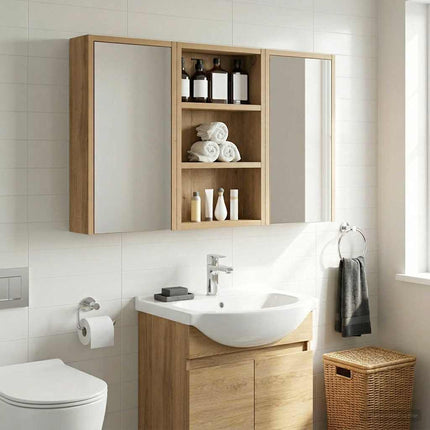 Badrumsväggskåp Artisan Ek 30 x 10 x 50 cm Konstruerat trä