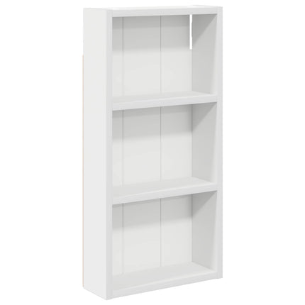 Badrumsväggskåp med hylla Vit 30 x 10 x 60,5 cm Konstruerat trä