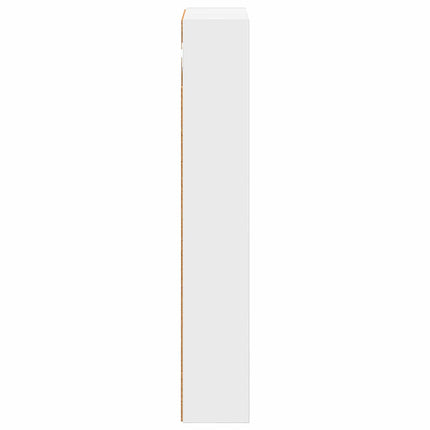 Badrumsväggskåp med hylla Vit 30 x 10 x 60,5 cm Konstruerat trä