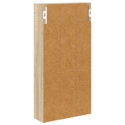Badrumsväggskåp Sonoma-ek 30 x 10 x 60,5 cm Konstruerat trä