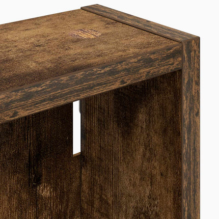 Badrumsväggskåp Rökt Ek 30 x 10 x 60,5 cm Konstruerat trä