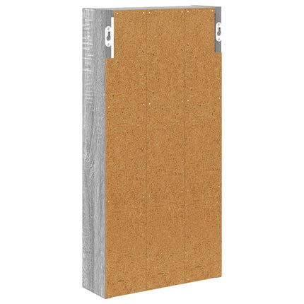 Badrumsväggskåp Grå Sonoma 30 x 10 x 60,5 cm Konstruerat trä