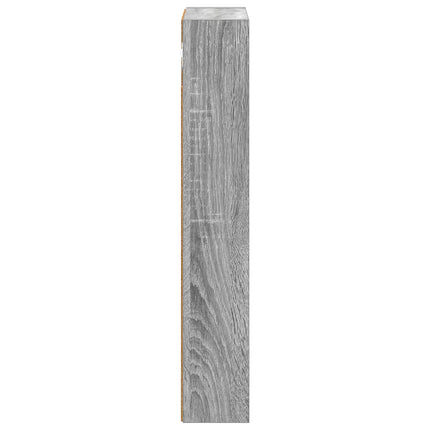 Badrumsväggskåp Grå Sonoma 30 x 10 x 60,5 cm Konstruerat trä