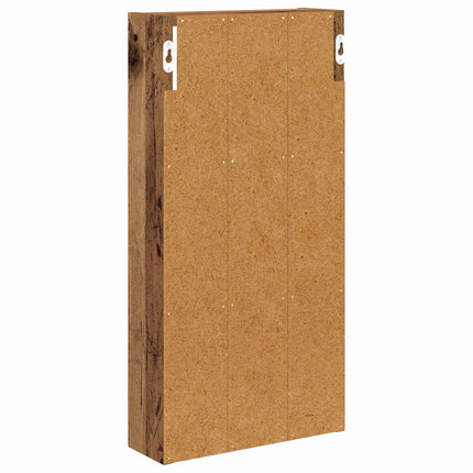 Badrumsväggskåp Gammalt trä 30 x 10 x 60,5 cm Konstruerat trä