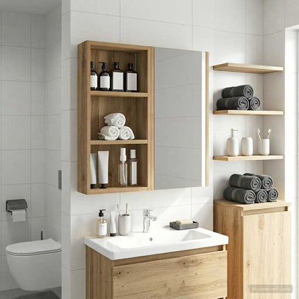 Badrumsväggskåp Artisan Ek 30 x 10 x 60,5 cm Konstruerat trä