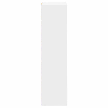 Badrumsväggskåp med hylla Vit 30 x 16 x 62,5 cm Konstruerat trä
