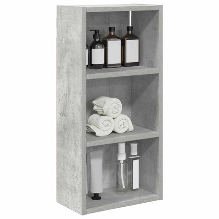 Badrumsväggskåp BetongGrå 30 x 16 x 62,5 cm Konstruerat trä