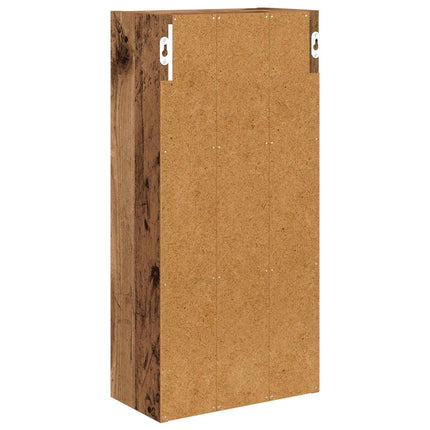 Badrumsväggskåp Gammalt trä 30 x 16 x 62,5 cm Konstruerat trä
