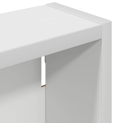 Badrumsväggskåp med hylla Vit 40 x 10 x 50 cm Konstruerat trä