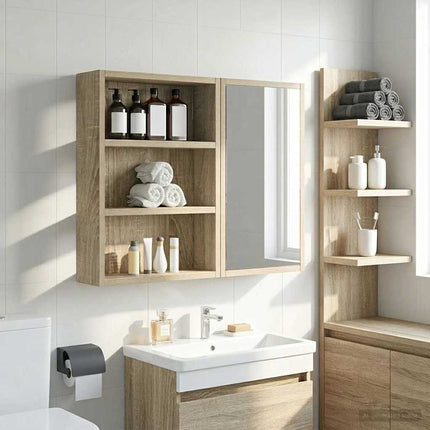 Badrumsväggskåp Sonoma-ek 40 x 10 x 50 cm Konstruerat trä