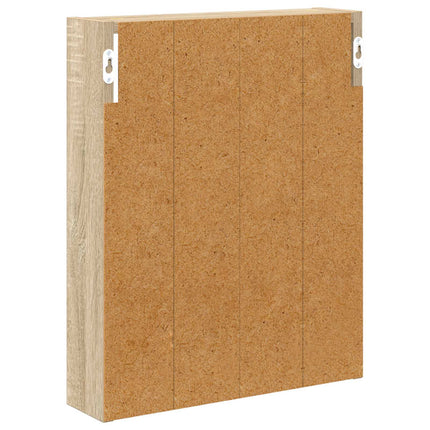 Badrumsväggskåp Sonoma-ek 40 x 10 x 50 cm Konstruerat trä