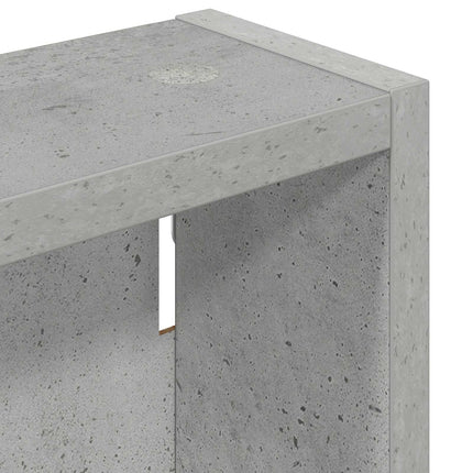 Badrumsväggskåp BetongGrå 40 x 10 x 50 cm Konstruerat trä