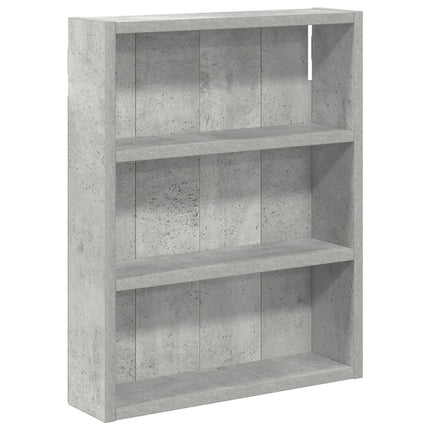 Badrumsväggskåp BetongGrå 40 x 10 x 50 cm Konstruerat trä