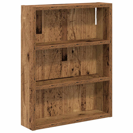 Badrumsväggskåp Gammalt trä 40 x 10 x 50 cm Konstruerat trä