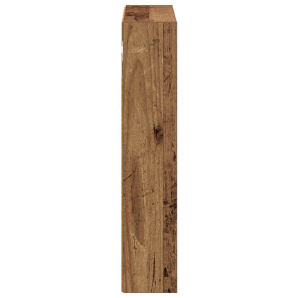 Badrumsväggskåp Gammalt trä 40 x 10 x 50 cm Konstruerat trä