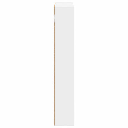 Badrumsväggskåp med hylla Vit 40 x 10 x 60,5 cm Konstruerat trä