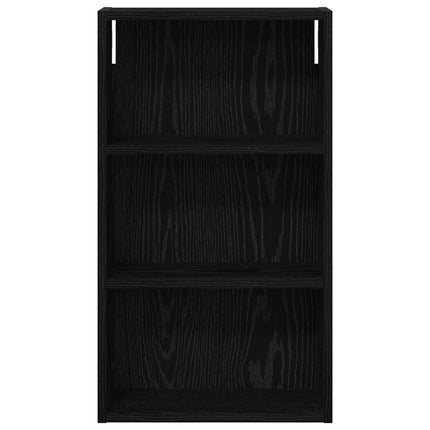 Badrumsväggskåp Svart Ek 40 x 14 x 70 cm Konstruerat trä