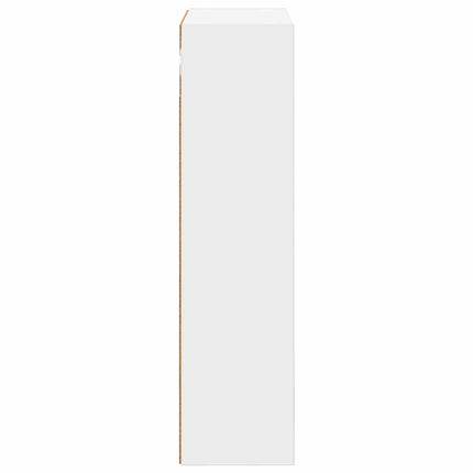 Badrumsväggskåp med hylla Vit 40 x 16 x 62,5 cm Konstruerat trä