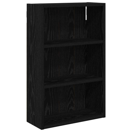 Badrumsväggskåp Svart Ek 40 x 16 x 62,5 cm Konstruerat trä