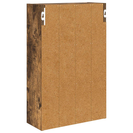 Badrumsväggskåp Rökt Ek 40 x 16 x 62,5 cm Konstruerat trä