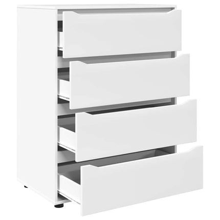 Förvaringsskåp Vit 80 x 48 x 105 cm Konstruerat trä