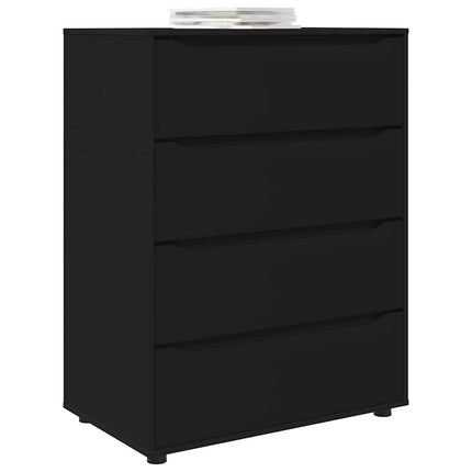 Förvaringsskåp Svart 80 x 48 x 105 cm Konstruerat trä