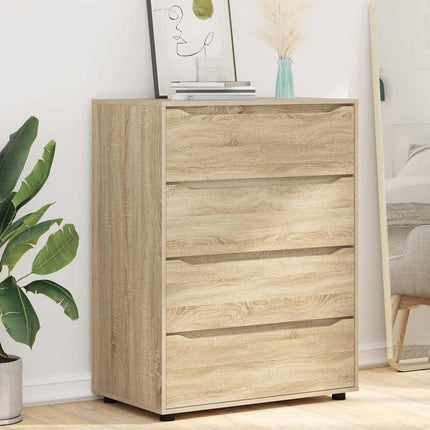 Förvaringsskåp Sonoma-ek 80 x 48 x 105 cm Konstruerat trä