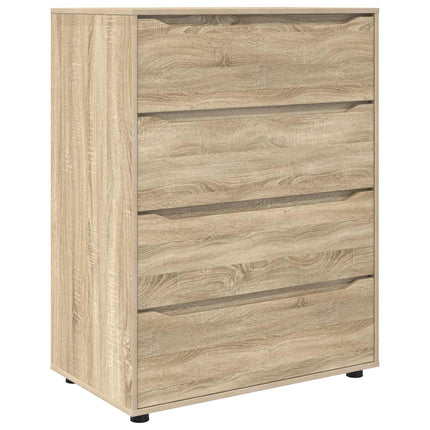 Förvaringsskåp 80 x 48 x 105 cm Konstruerat trä Sonoma-ek