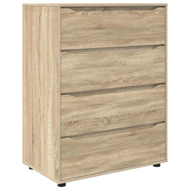 Förvaringsskåp 80 x 48 x 105 cm Konstruerat trä Sonoma-ek