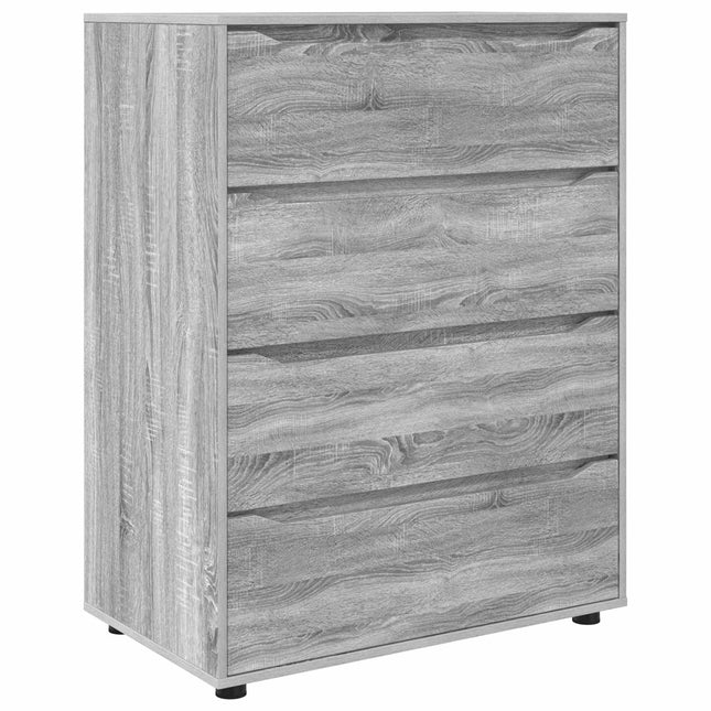 Förvaringsskåp 80 x 48 x 105 cm Konstruerat trä Grå Sonoma