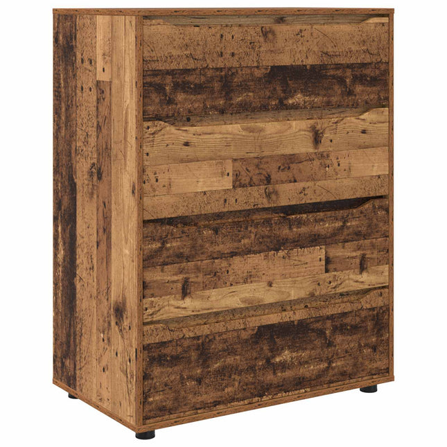 Förvaringsskåp 80 x 48 x 105 cm Konstruerat trä Gammalt trä