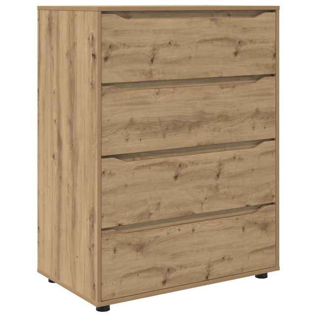 Förvaringsskåp 80 x 48 x 105 cm Konstruerat trä Artisan Ek