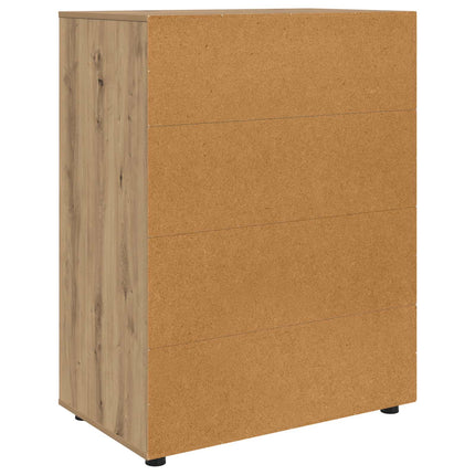 Förvaringsskåp 80 x 48 x 105 cm Konstruerat trä Artisan Ek