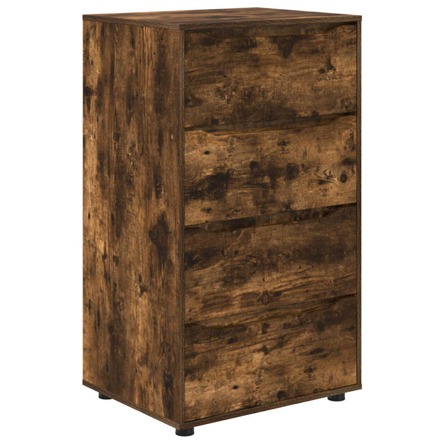 Förvaringsskåp 60 x 48 x 105 cm Konstruerat trä Rökt ek