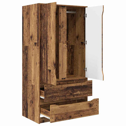Garderob Gammalt trä 79,5 x 49 x 156 cm Konstruerat trä