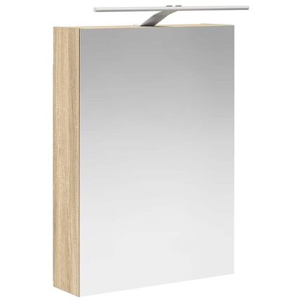 Badrumsskåpsset 5 pcs Sonoma-ek 50 x 14,5 x 70 cm