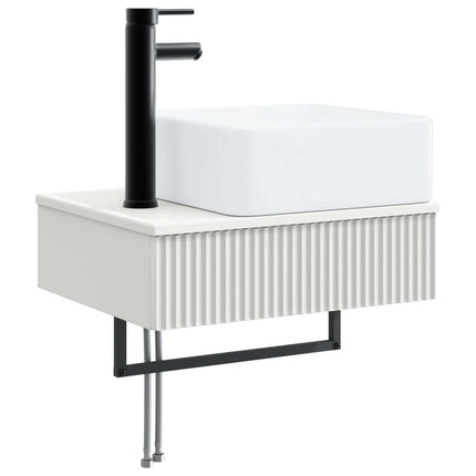 Badrumsskåpsset 5 pcs Vit 50 x 14,5 x 70 cm Konstruerat trä