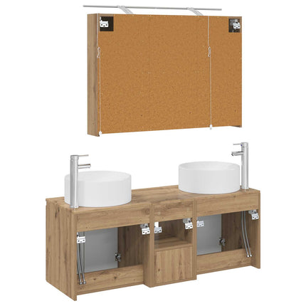Badrumsskåpsset 4 pcs Artisan-ek 100 x 14,5 x 70 cm