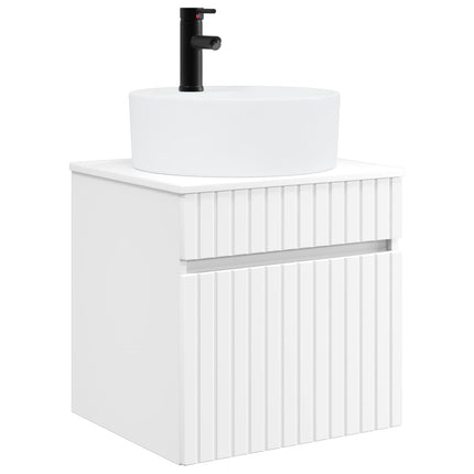 Badrumsskåpsset 5 pcs Vit 50 x 14,5 x 70 cm Konstruerat trä