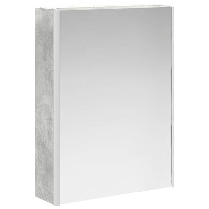 Badrumsskåpsset 5 pcs Betonggrå 53 x 15,5 x 70 cm