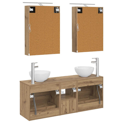 Badrumsskåpsset 5 pcs Artisan-ek 50 x 14,5 x 70 cm
