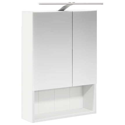 Badrumsskåpsset 5 pcs Vit 50 x 14,5 x 70 cm Konstruerat trä