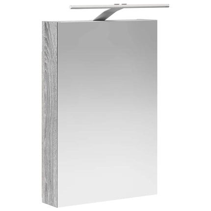 Badrumsskåpsset 5 pcs Grå Sonoma 40 x 10,5 x 60,5 cm