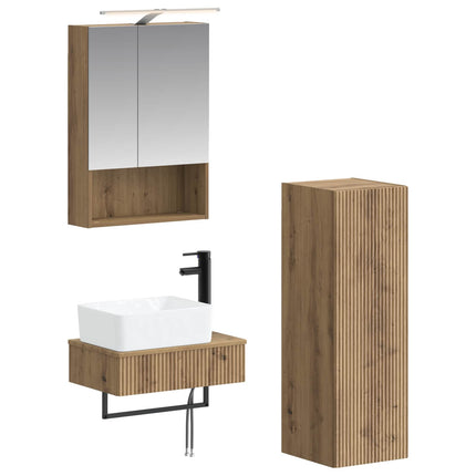 Badrumsskåpsset 4 pcs Artisan-ek 50 x 14,5 x 70 cm