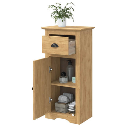 Badrumsskåp BODO Honung brun 44 x 30 x 90 cm Konstruerat trä