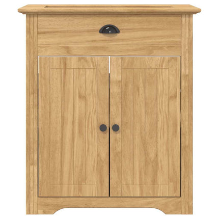 Badrumsskåp BODO Honung brun 70 x 35 x 80 cm Konstruerat trä