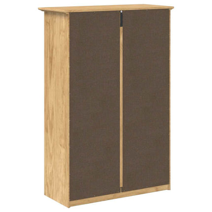 Skoställ BODO 80 x 35 x 118 cm Konstruerat trä Honung brun