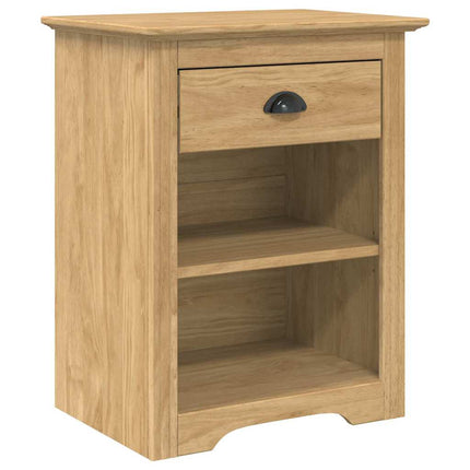 Nattduksbord BODO Honung brun 53 x 38,5 x 67 cm Konstruerat trä