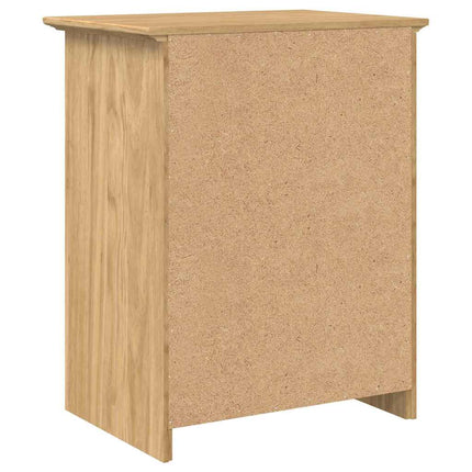 Nattduksbord BODO Honung brun 53 x 38,5 x 67 cm Konstruerat trä